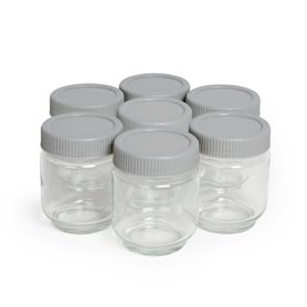 Lot de 8 pots à yaourt avec couvercle plastique - SEB Articles-Quincaillerie