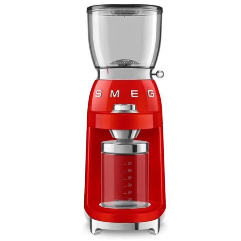 Moulin électrique Smeg CGF11RDEU Rouge Transparent 150 W 350 g