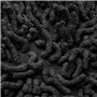 SHAGGY DISCO - Coussin en coton seventies noir 40x40