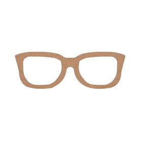Les lunettes en médium à décorer mesurant 4x12.5cm sont vendus par Leg