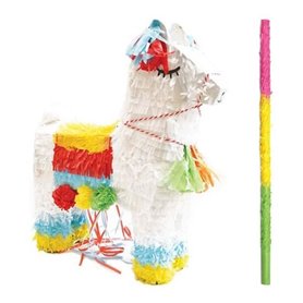 Piñata lama + bâton
