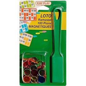 KIMPLAY 100 pions loto magnetique
