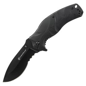 Couteau de poche Black Ops Linerlock A/O Smith & Wesson - Noir