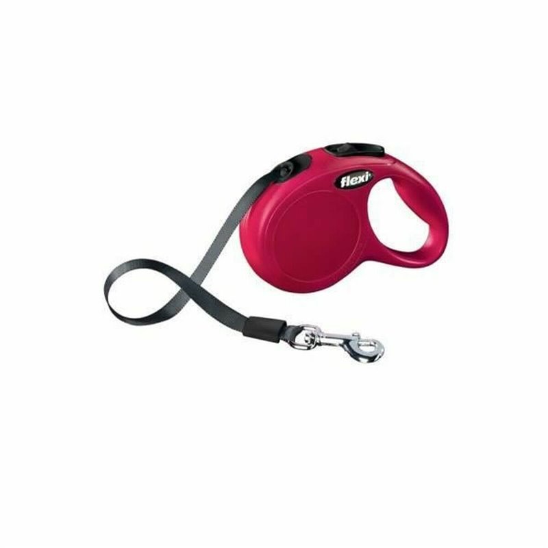 Laisse pour Chien Flexi New Classic 5m Rouge Taille S