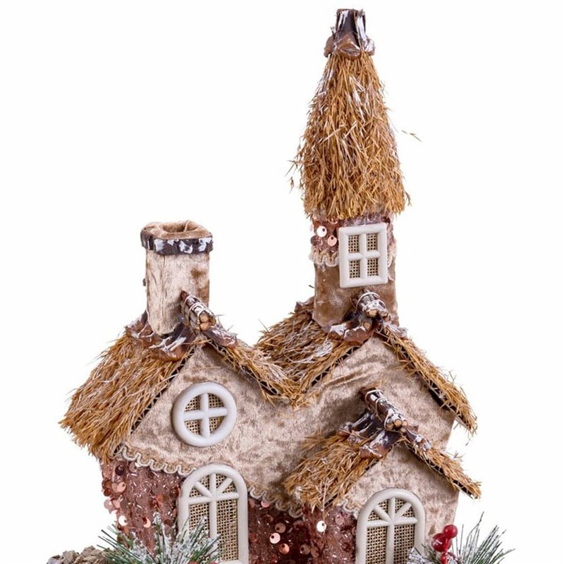 Image secondaire de Décorations de Noël Multicouleur Naturel Polyfoam Maison 20 x 16 x 28,5 cm