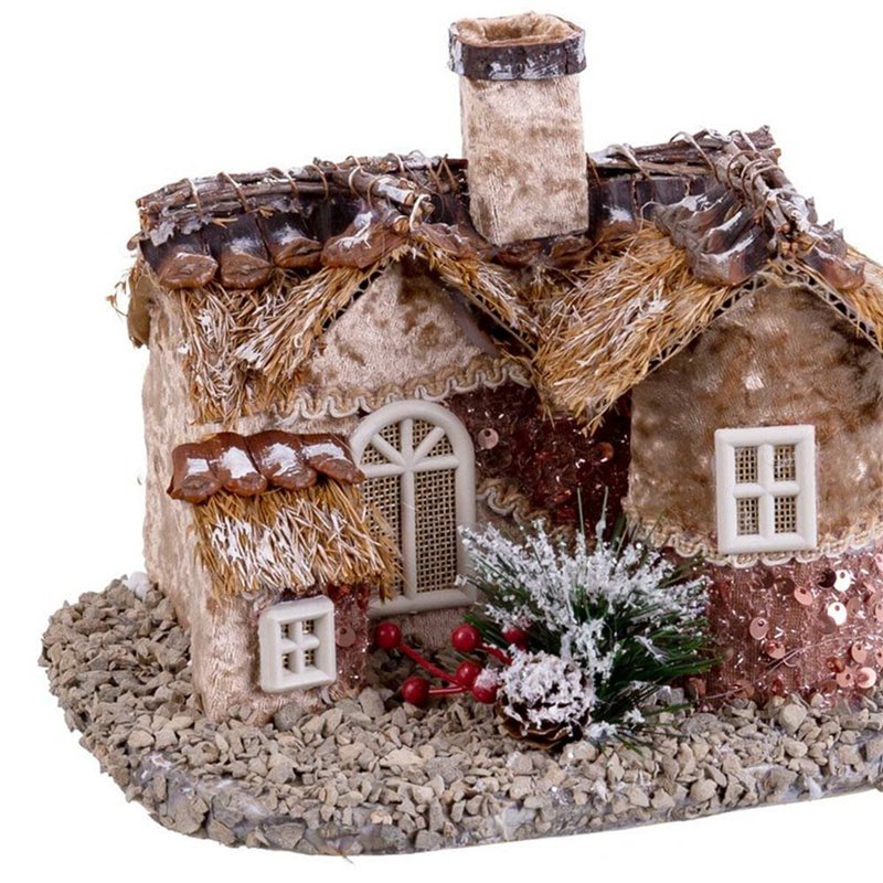 Image secondaire de Décorations de Noël Multicouleur Naturel Polyfoam Maison 18 x 22 x 15 cm