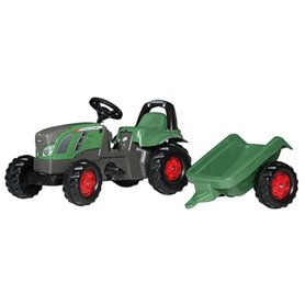 Rolly Toys - Tracteur A Pedales + Remorque Rollykid Fendt 516 Vario
