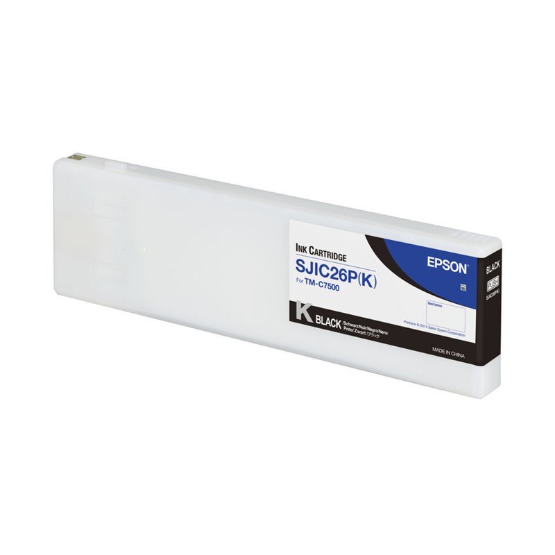 Epson SJIC26P(K): Cartouche d'encre pour ColorWorks C7500 (Noir)