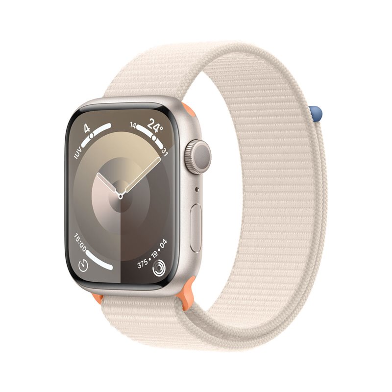 Montre intelligente Apple MR983QL/A Blanc 45 mm