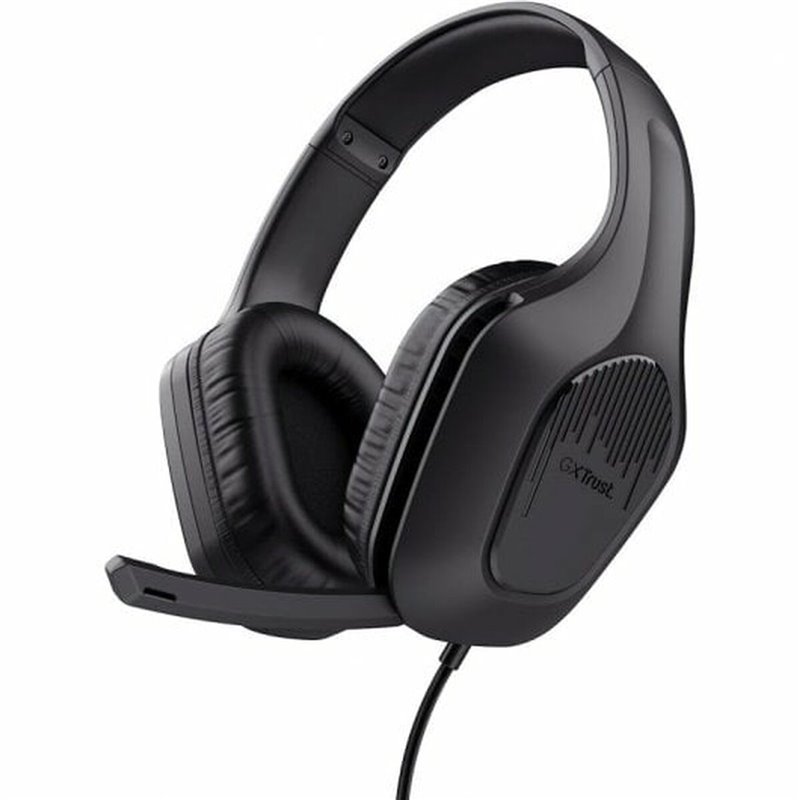 Trust GXT 415 Zirox Casque Avec fil Arceau Jouer Noir