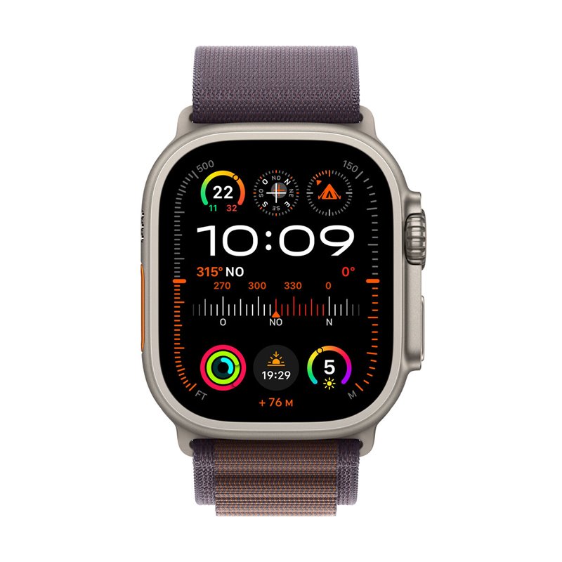 Image secondaire de Montre intelligente Apple MREW3TY/A Titane 49 mm