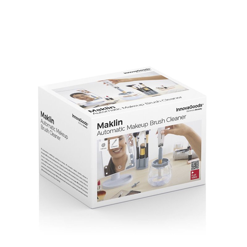 Image secondaire de Nettoyeur et Séchoir Automatique pour Pinceaux de Maquillage Maklin InnovaGoods