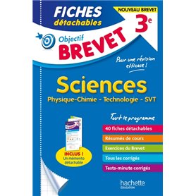 Objectif Brevet - Fiches Sciences