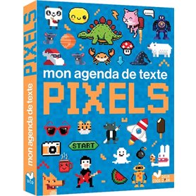 Agenda de texte pixels