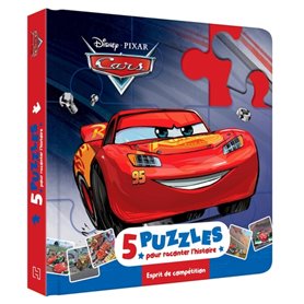 CARS - Mon Petit Livre Puzzle - 5 puzzles 9 pièces - Disney Pixar