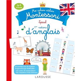 Mes cahiers ateliers Montessori spécial 1ères notions d' anglais