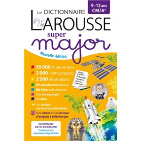Larousse dictionnaire Super major 9/12 ans