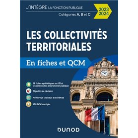 Les collectivités territoriales en fiches et QCM - 2023 2024
