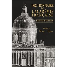 Dictionnaire de l'Académie française, tome 3