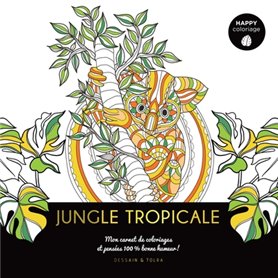 Happy coloriage Jungle tropicale