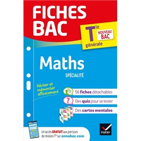 Fiches bac Maths Tle (spécialité) - Bac 2024