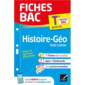 Fiches bac Histoire-Géographie Tle - Bac 2024