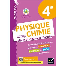 FICHES DOC Bilans et méthodes illustrés - Physique chimie 4e - Ed 2021 - Cahier élève