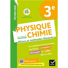 FICHES DOC Bilans et méthodes illustrés - Physique chimie 3e - Ed 2021 - Cahier élève