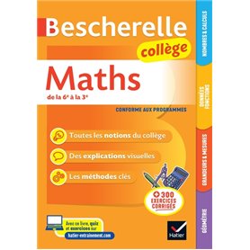 Bescherelle collège - Maths (6e, 5e, 4e, 3e)