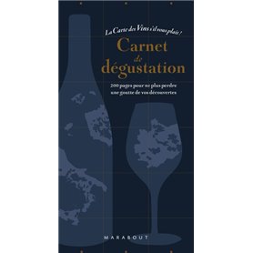 Carnet de dégustation - La carte des vins s'il vous plait
