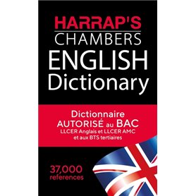 Dictionnaire anglais unilingue - Harrap's Chambers English Dictionary - Autorisé au bac