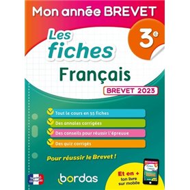 Mon Année Brevet Les fiches Français 3e