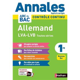 Annales Bac 2024- Allemand 1re-Corrigé