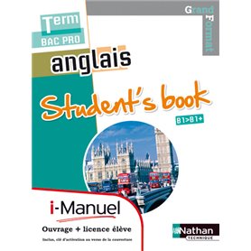 Anglais - Student's book Tle Bac Pro Grand Format i-Manuel bi-média