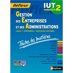 Toutes les matières IUT Gestion des entreprises et des administrations - Semestre 2Réflexe IUT
