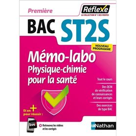 Mémo-labo Physique-Chimie pour la santé - 1ère ST2S (Guide Réflexe numéro 34) - 2019