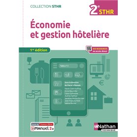 Economie et Gestion Hôtelière - 2ème année (STHR) Livre + licence élève - 2022