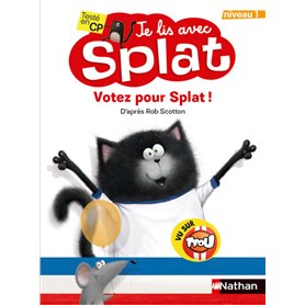 Je lis avec Splat : Votez pour Splat - Niveau 1