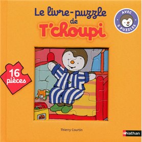 Le Livre-puzzle de T'choupi: 16 pièces