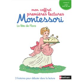Mon coffret premières lectures Montessori : La fête de Flora - niveau 2