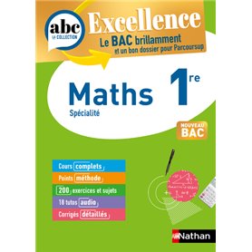ABC BAC Excellence Maths 1re