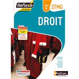 Droit 1re STMG (Pochette Réflexe) Livre + Licence élève - 2023