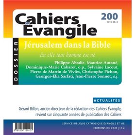Cahiers Evangile - N° 200 Jérusalem dans la Bible