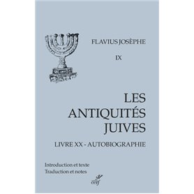 Les Antiquités juives - Livre 20 Vie