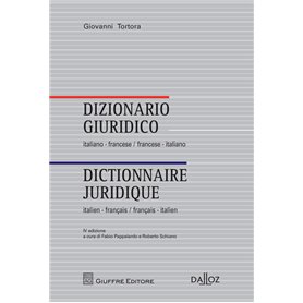 Dictionnaire juridique Italien-Français Français-Italien. 4e éd. - Coédition Dalloz-Giuffré