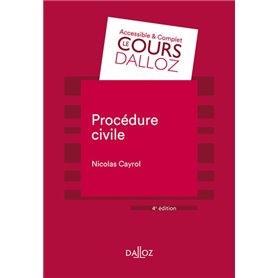 Procédure civile. 4e éd.
