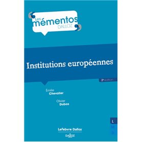 Institutions européennes. 2e éd.