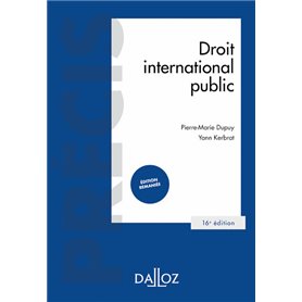 Droit international public. 16e éd.