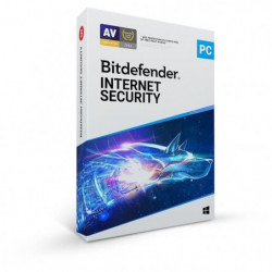 Bitdefender Internet Security 2020 - 1 PC - 1 an 21,99 €