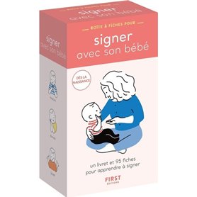 Boîte à fiches signer avec son bébé